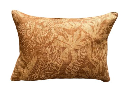 tiki palm cushion