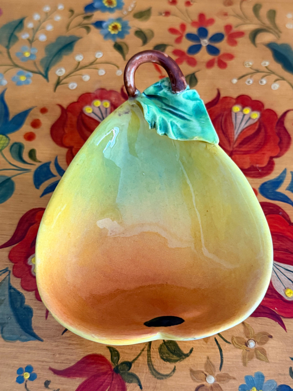 pear shaped mid century trinket dish