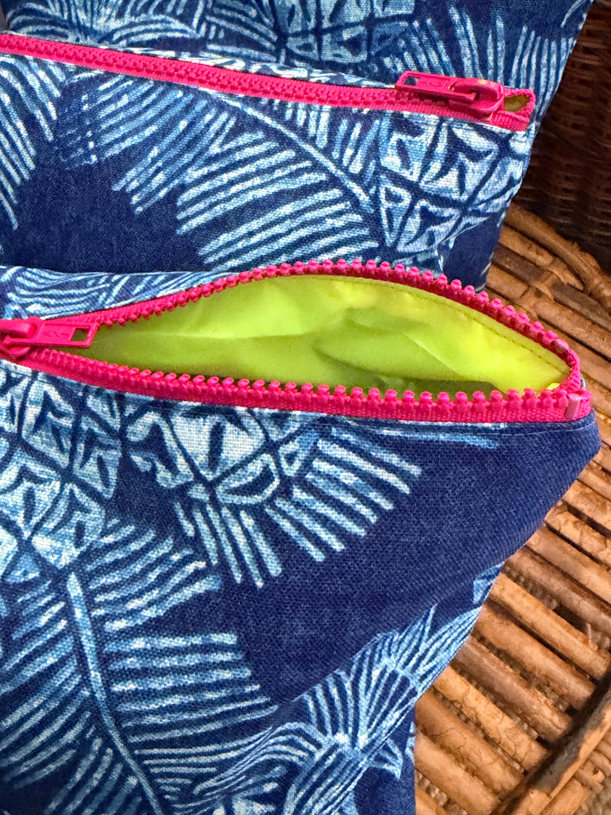 navy pineapple wetbag