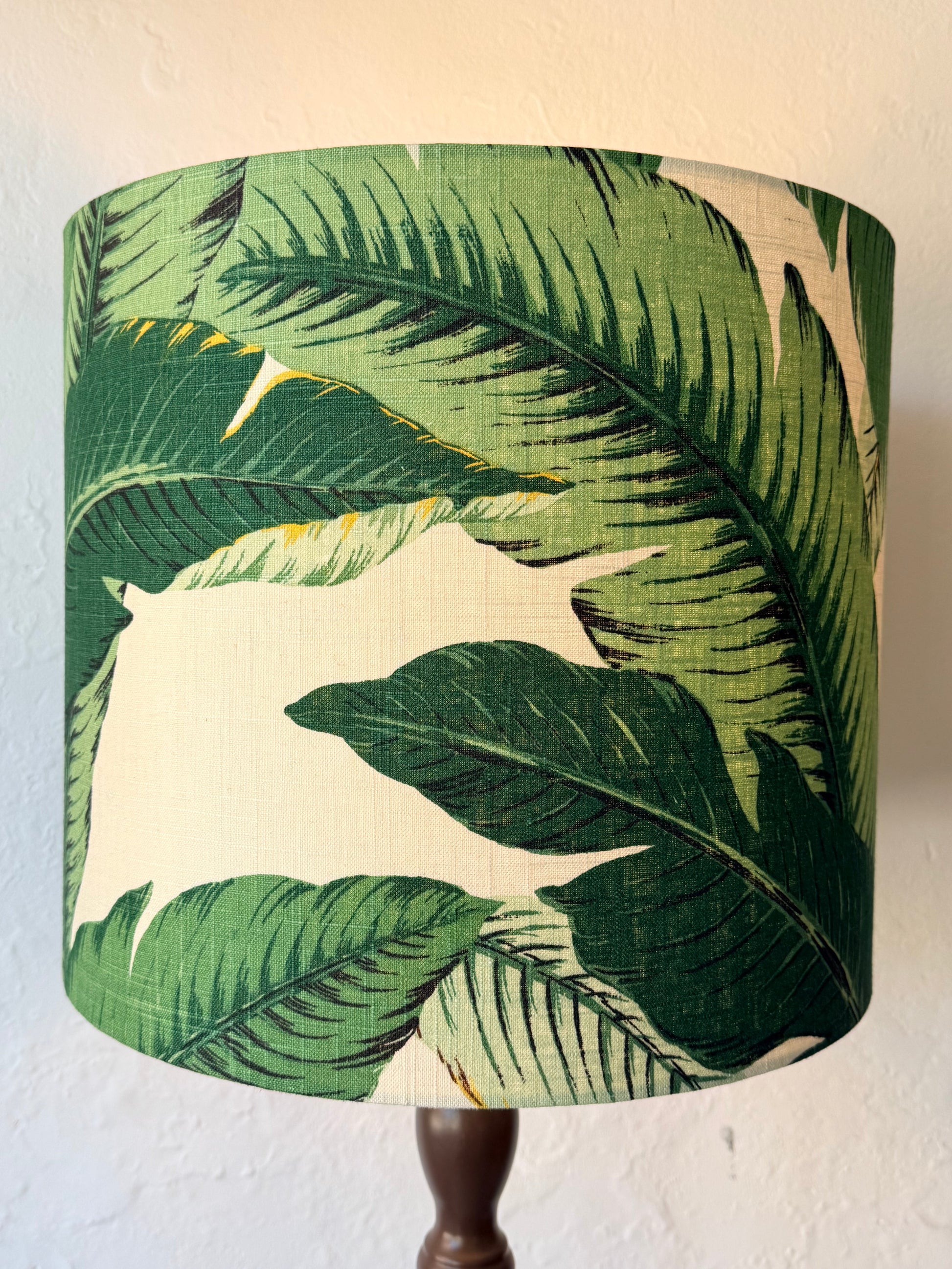 tommy bahama banana leaf linen lampshade