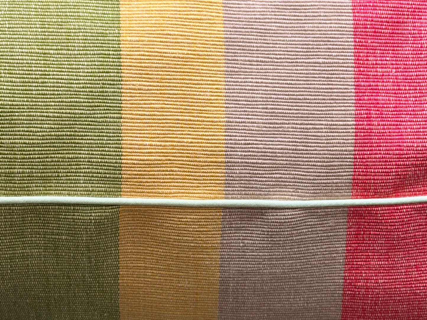 carnival stripe lumbar cushon