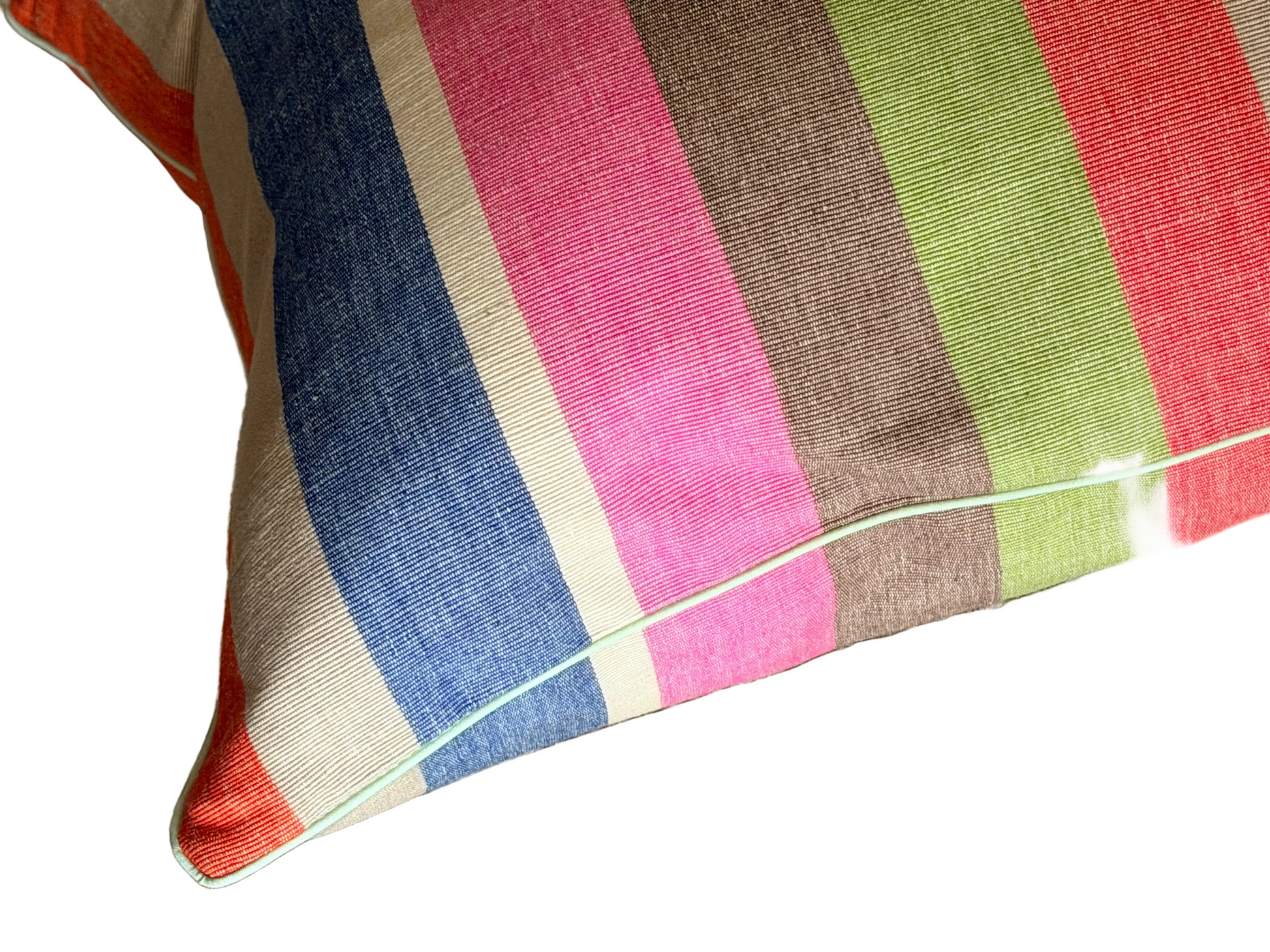 carnival stripe lumbar cushon