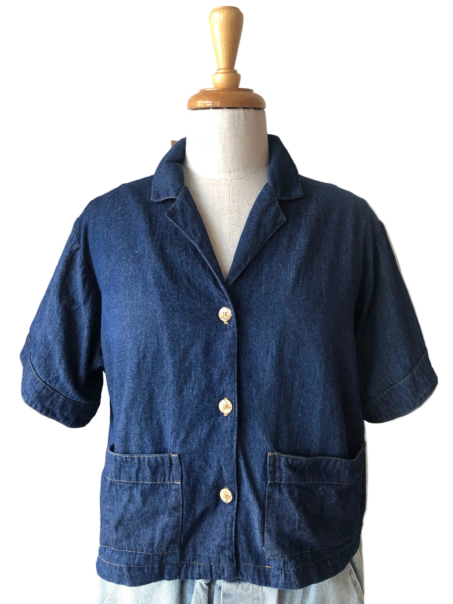 vintage denim bobby jacket