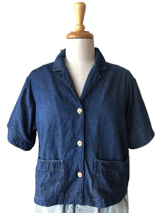 vintage denim bobby jacket