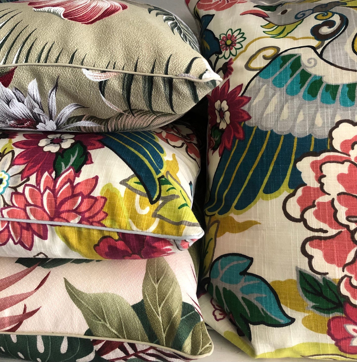 Phoenix bloom cushion